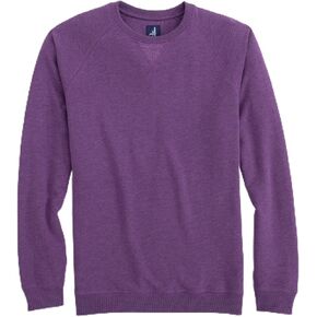 johnnie-O Freeman Fleece Crewneck Sweatshirt Purple/M in Saudi Arabia