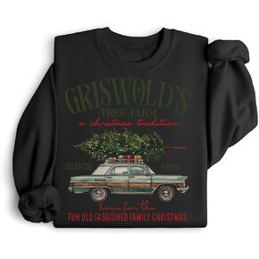 Griswold Christmas Sweatshirt, Christmas Vacation Crewneck Sweatshirt, Tree Farm Christmas Holiday Sweatshirt for Women in Kuwait