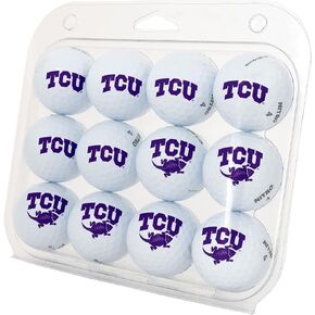 Desert Cactus Texas Christian University Dozen Golf Balls - Full Color 12 Pack, TCU Horned Frogs Officially Licensed Gear in Saudi Arabia
