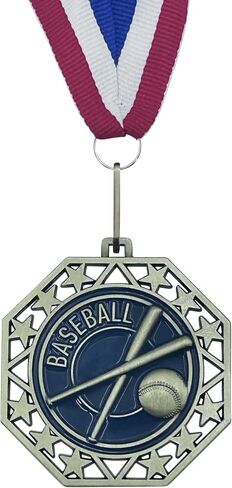 Express Medals حزمة مكونة من 10 (أو أكثر) ميداليات جائزة البيسبول الذهبية EMDC مع أو بدون تخصيص النقش الاختياري in Saudi Arabia