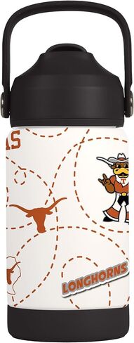 Logo Brands NCAA Mascot Stainless-Steel Kids Bottle -Soft Silicone Mouthpiece, Easy To Carry, Kid-Friendly Design- Great For School & On-The-Go in Saudi Arabia