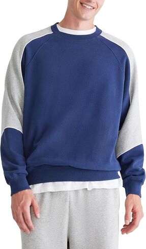 AEROPOSTALE Men's Piping Colorblock Crew Sweatshirt in Saudi Arabia
