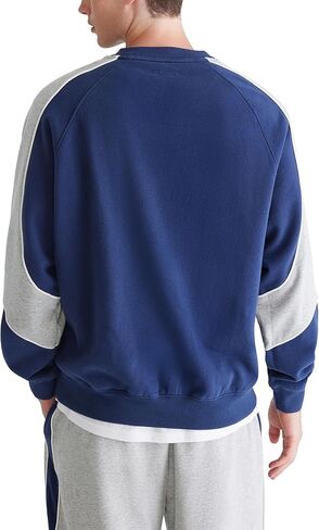 AEROPOSTALE Men's Piping Colorblock Crew Sweatshirt in Saudi Arabia