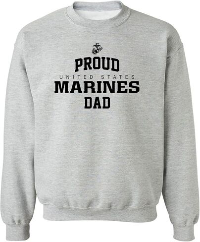 Proud Marines DAD Crewneck Sweatshirt in Saudi Arabia