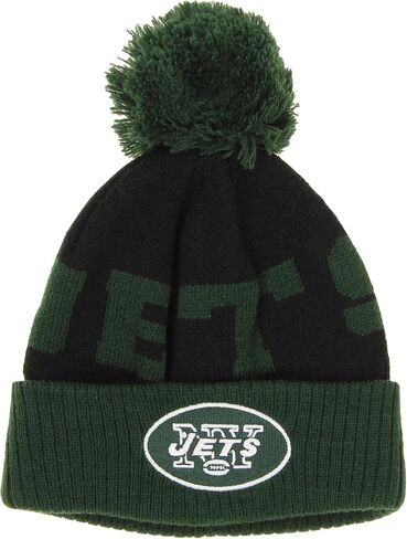قبعة صغيرة من Outerstuff NFL New York Jets للأطفال الصغار بلوك Wordmark مع بوم، مقاس واحد in Saudi Arabia