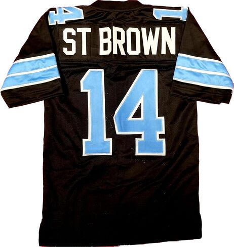 Generic مخيط حسب الطلب Amon-Ra St. Brown Youth Black Jersey SIZE YOUTH MEDIUM in Saudi Arabia
