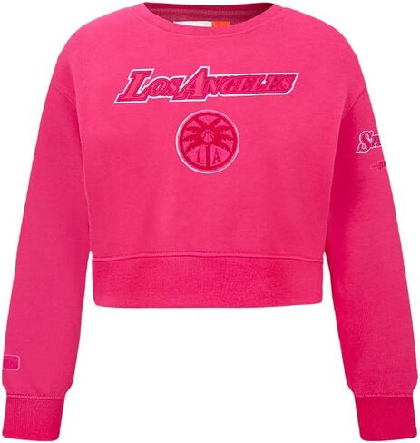 Pro Standard WNBA girls Big Girls Wnba Classic Triple Pink Fleece Crewneck Sweatshirt in Saudi Arabia