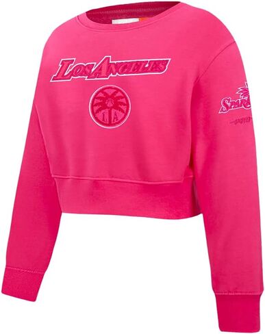 Pro Standard WNBA girls Big Girls Wnba Classic Triple Pink Fleece Crewneck Sweatshirt in Saudi Arabia
