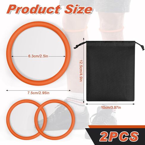2-Pack Patellar Strap for Knee Pain Relief-Breathable & Lightweight Patellar Tendon Support Strap for Basketball, Running, Hiking-Stabilizing Knee Brace for Men, Women & Kids(White) in Saudi Arabia
