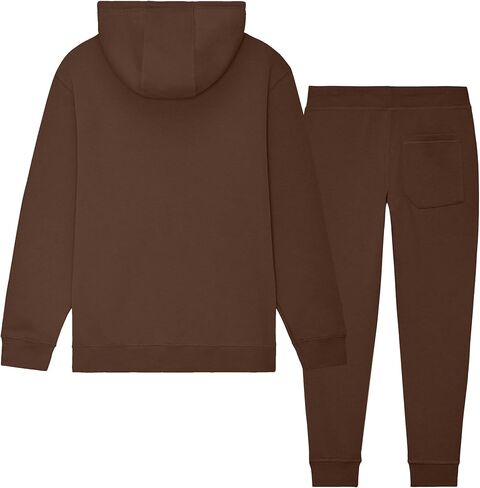 طقم بدلة رياضية مطرزة على شكل فراشة من DALIX، بنطال رياضي بقلنسوة، صوف ناعم، مقاس مريح للنساء in Kuwait