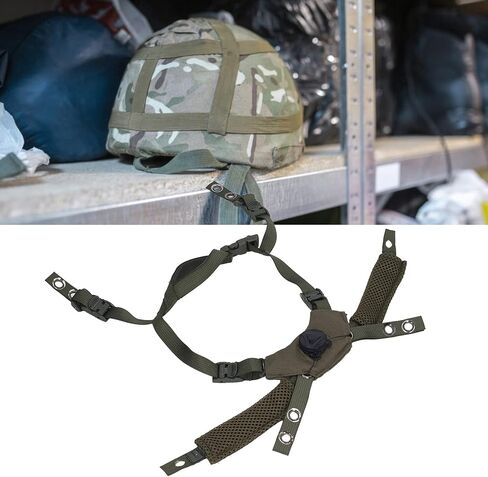 Helmet Dial Suspension System Chin Strap, Tactical Airsoft Helmet Chin Strap, Hunting Advanced Fast Helmet Replacement Accessory for Outdoor in Saudi Arabia