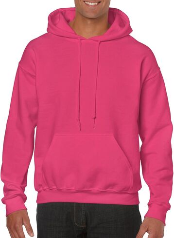 Gildan - Heavy Blend Hooded Sweatshirt - 18500 (Large, Heliconia) in Saudi Arabia