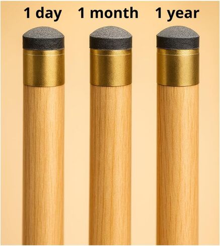 Sensei Extreme Billiard cue tip Premium cue tip for Pool Carom Russian Pyramid Snooker Billiard Warranty from 1 Month Made from Full Grain Leather 14 mm Professional Hard Billiard cue tip in Saudi Arabia