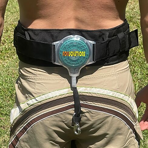 مقود ركوب الأمواج القابل للسحب من FoilSolutions - مقود لوح Efoil وHydrofoil المتقدم | امتداد 10 أقدام/3 أمتار، خفيف الوزن، تصميم متين للمياه المالحة مع إطلاق سريع in Kuwait