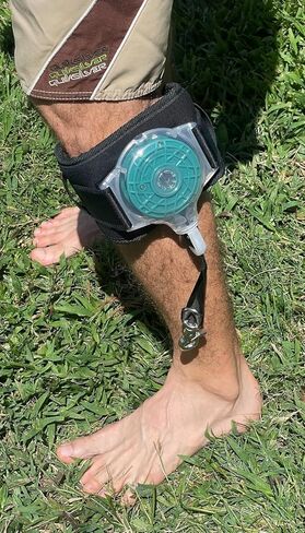 مقود ركوب الأمواج القابل للسحب من FoilSolutions - مقود لوح Efoil وHydrofoil المتقدم | امتداد 10 أقدام/3 أمتار، خفيف الوزن، تصميم متين للمياه المالحة مع إطلاق سريع in Kuwait