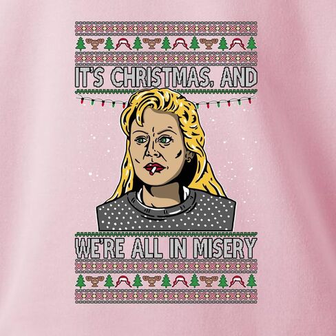 Wild Bobby It's Christmas and We're All In Misery Funny Xmas Movie Ugly Christmas Sweater Crewneck Sweatshirt in Saudi Arabia