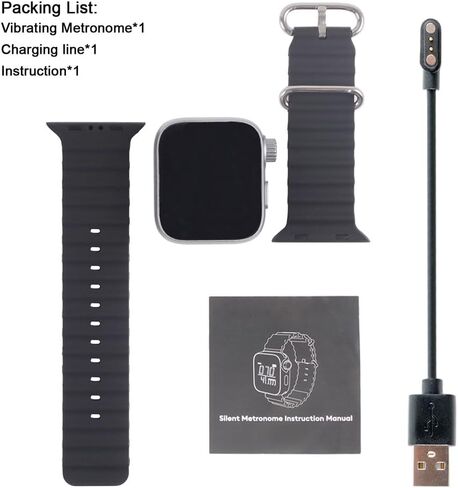 40-240 Smart Instruments Counting Watch for Running, Wearable Vibrating Metronome Wrist Watch Music Instruments in Saudi Arabia