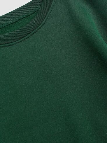 ZAFUL بلوزات جرافيك للرجال كم طويل بياقة دائرية مطبوعة عتيقة ملابس الشارع عادية كتف منسدل بلوفر علوي in Saudi Arabia