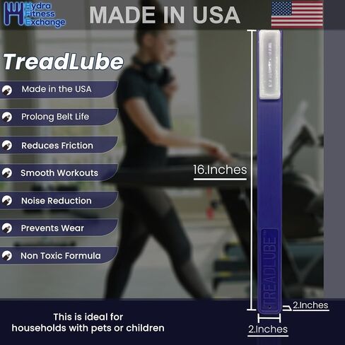 HYDRA FITNESS EXCHANGE Treadmill Wax Stick APPLICATOR by TREADLUBE Easy to USE P/N WAXAPP - Made in USA in Saudi Arabia