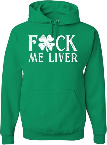 سويت شيرت بغطاء للرأس مطبوع عليه Wild Bobby Irish Humor Let's Get Blarney Stoned Clover لعيد القديس باتريك للجنسين in Saudi Arabia