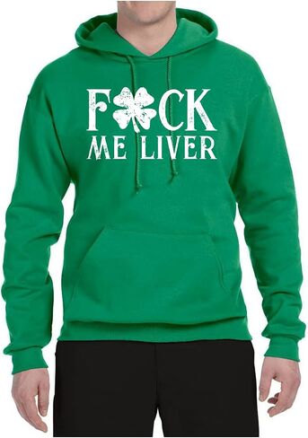 سويت شيرت بغطاء للرأس مطبوع عليه Wild Bobby Irish Humor Let's Get Blarney Stoned Clover لعيد القديس باتريك للجنسين in Saudi Arabia