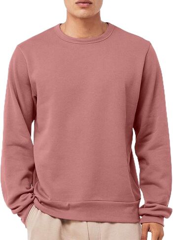 JustBlanks 3911 Unisex Sponge Fleece Classic Crewneck Pullover Sweatshirt in Saudi Arabia