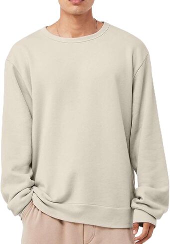 JustBlanks 3911 Unisex Sponge Fleece Classic Crewneck Pullover Sweatshirt in Saudi Arabia