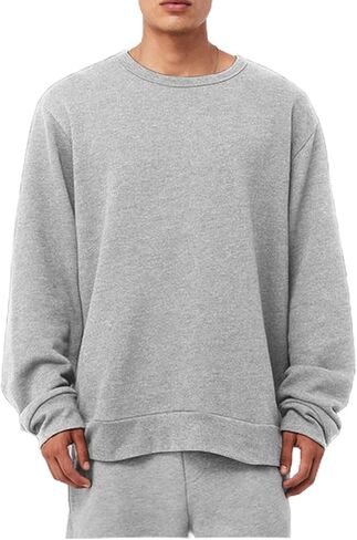 JustBlanks 3911 Unisex Sponge Fleece Classic Crewneck Pullover Sweatshirt in Saudi Arabia