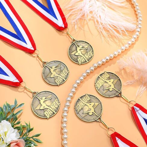 Quelay 20 Pcs 2'' Awards Medals with Neck Ribbons Winner Gold Medals Bulk Metal Trophy Award Prize Gift for Competitions School Education Tournaments Party Favor in Saudi Arabia