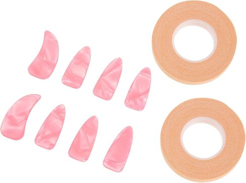Toyvian Guzheng Nail Protectors with Thickened Colored Finger Covers and Adhesive Tapes Reusable Guzheng Nail Tapes for Comfortable Fingernail Protection Easy to Wear and Clean Portable in Kuwait