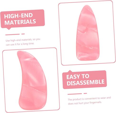 Toyvian Guzheng Nail Protectors with Thickened Colored Finger Covers and Adhesive Tapes Reusable Guzheng Nail Tapes for Comfortable Fingernail Protection Easy to Wear and Clean Portable in Kuwait