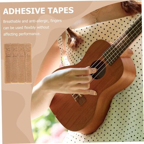 Toyvian 4Pcs Guzheng Finger Picks Tape Nylon Wrap Reusable Stringed Instrument Accessories for Pipa and Zither Players Flexible and Protective Nail Covers in Kuwait