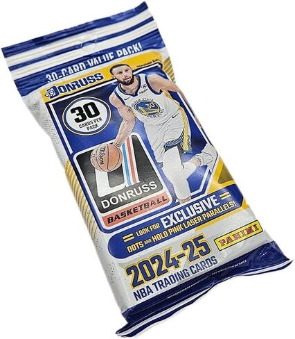 2024-25 Panini Donruss NBA Basketball Fat Pack Cello Box (12 Packs, 30 Cards per Pack) in Saudi Arabia