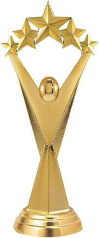 Crown Awards 11" Customized Star Victor Trophies - Star Victor Silver Trophy Prime in Saudi Arabia