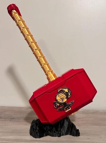 Custom Made Thor Hammer - Mjolnir Hammer Personalized Team, School, Business Logo 13" Size, Trophy, Award, Touchdown, Homerun, MVP, Hype, Goat, Champion. Bulk Ordering Available! in Saudi Arabia