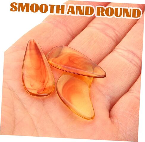 8pcs Amber Guzheng Finger Picks Fingertip Protectors for Adults Lightweight Nail Covers with Moderate Hardness Comfortable Fit for Professional Instrument Practice and Performance in Saudi Arabia