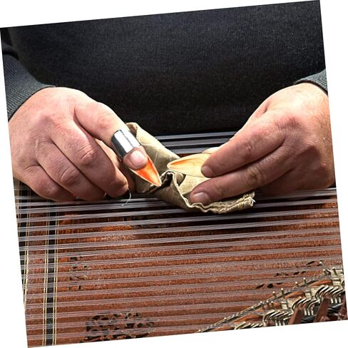 8 قطع من Toyvian Guzheng للأظافر المزيفة، واقيات أطراف الأصابع للبالغين والمبتدئين، مجموعة إصبع الإبهام المريحة، أداة خفيفة الوزن لممارسة الأدوات، أكمام أصابع بلون كهرماني من أجل Guzheng in Kuwait