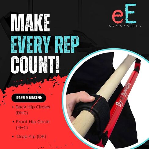 Ultimate Bar Trainer – Professional Gymnastics Training Aid | Master Back Hip Circle, Front Hip Circle & Drop Kip on Bars. in Saudi Arabia