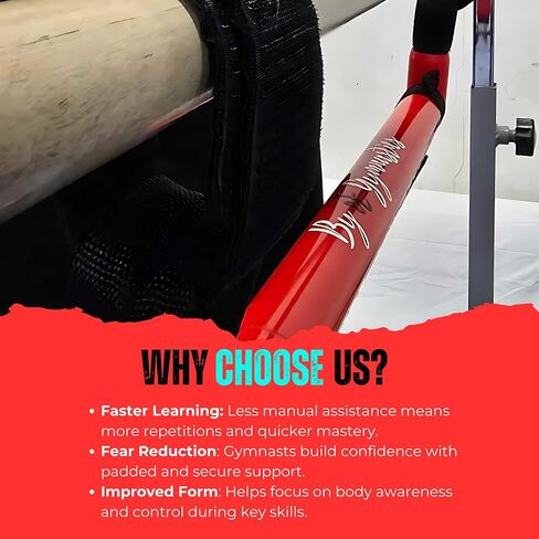 Ultimate Bar Trainer – Professional Gymnastics Training Aid | Master Back Hip Circle, Front Hip Circle & Drop Kip on Bars. in Saudi Arabia