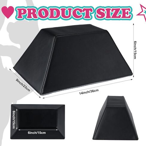 Soulchen Portable Stunt Training Stand 8 x 4 Inches Top Surface Cheerleading Balance Trainer Cheer Flyer Stand Balance and Flexibility Cheer Equipment for Flexibility Core Strength and Conditioning in Saudi Arabia