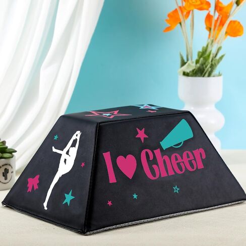 Soulchen Portable Stunt Training Stand 8 x 4 Inches Top Surface Cheerleading Balance Trainer Cheer Flyer Stand Balance and Flexibility Cheer Equipment for Flexibility Core Strength and Conditioning in Saudi Arabia
