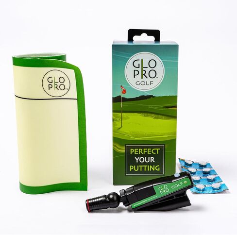 GLOPRO Golf Putting Laser Mat – Premium Putting Training Aid for Stroke Path, Alignment & Speed Control – Indoor & Outdoor Golf Putting System for Consistent, Repeatable Putting Accuracy in Saudi Arabia