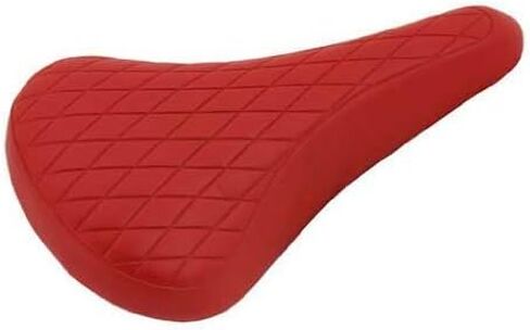 Alta Vintage Red Diamond Pattern BMX Vinyl Bike Saddle in Saudi Arabia