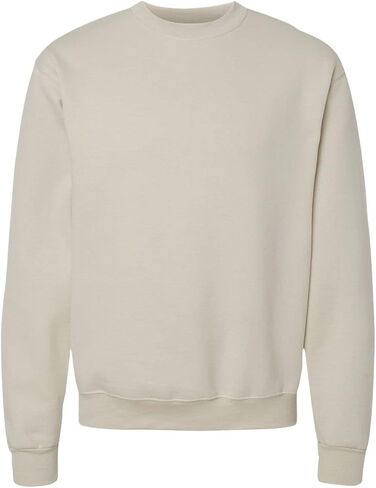Champion Mens Powerblend Crewneck Sweatshirt, L, Sand in Saudi Arabia