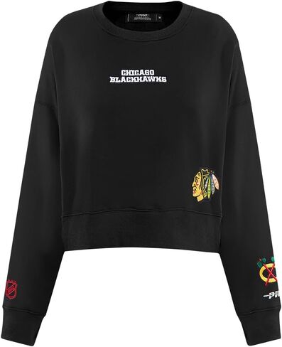 سويت شيرت نسائي من Pro Standard NHL Wingspan ذو ظهر مصقول من French Terry ذو رقبة مستديرة in Kuwait