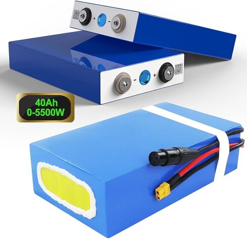 UPPCYCLE Official 48V/52/60V/72V Lithium Battery for 1000w 1500W 2000W 3000W 5000W Ebike Conversion Kit/Golf Cart/Electric Tricycle/E-Scooter(20-40Ah)/W/Charger in Saudi Arabia