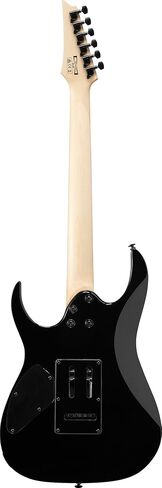 جيتار كهربائي Ibanez GRGA120QA RGA Gio - حزمة أشعة الشمس السوداء الشفافة مع مكبر للصوت، وحقيبة الحفلة، والموالف، وكابل الآلة، واللقطات، وأقراص DVD التعليمية لأوستن بازار، وقماش تلميع in Saudi Arabia
