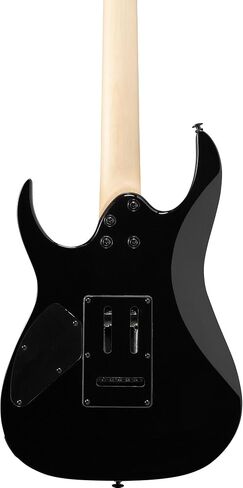 جيتار كهربائي Ibanez GRGA120QA RGA Gio - حزمة أشعة الشمس السوداء الشفافة مع مكبر للصوت، وحقيبة الحفلة، والموالف، وكابل الآلة، واللقطات، وأقراص DVD التعليمية لأوستن بازار، وقماش تلميع in Saudi Arabia