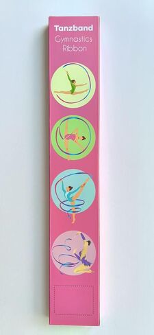 Gymnastics Ribbon 2 Pack - Colorful Dance Band with Stick for Kids, Perfect for School Play & Home Fun. Vibrant Rainbow Streamers Ideal for Girls' Birthday Parties, Easter Gifts in Saudi Arabia