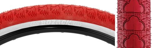 SE Bikes Red White Bozack 29 X 2.4 Street Wheelie Bike Tire Pair in Saudi Arabia